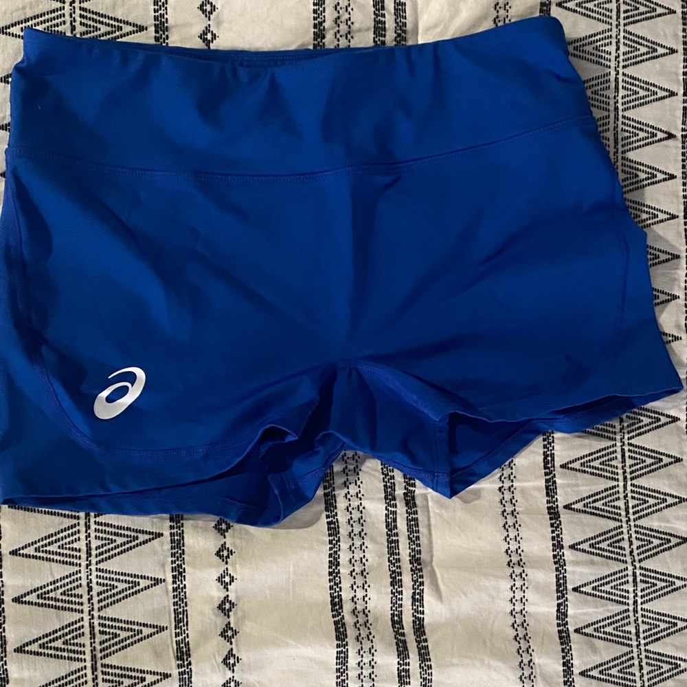 ASICS Women's Vibrant Blue Athletic Shorts